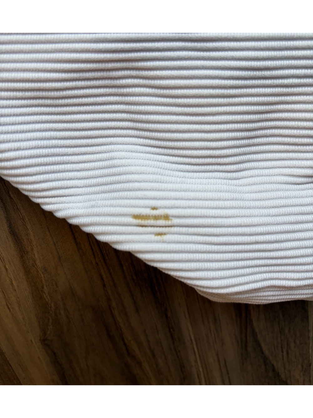Seafolly White Ribbed Bikini Bottom - Picture 4 of 4